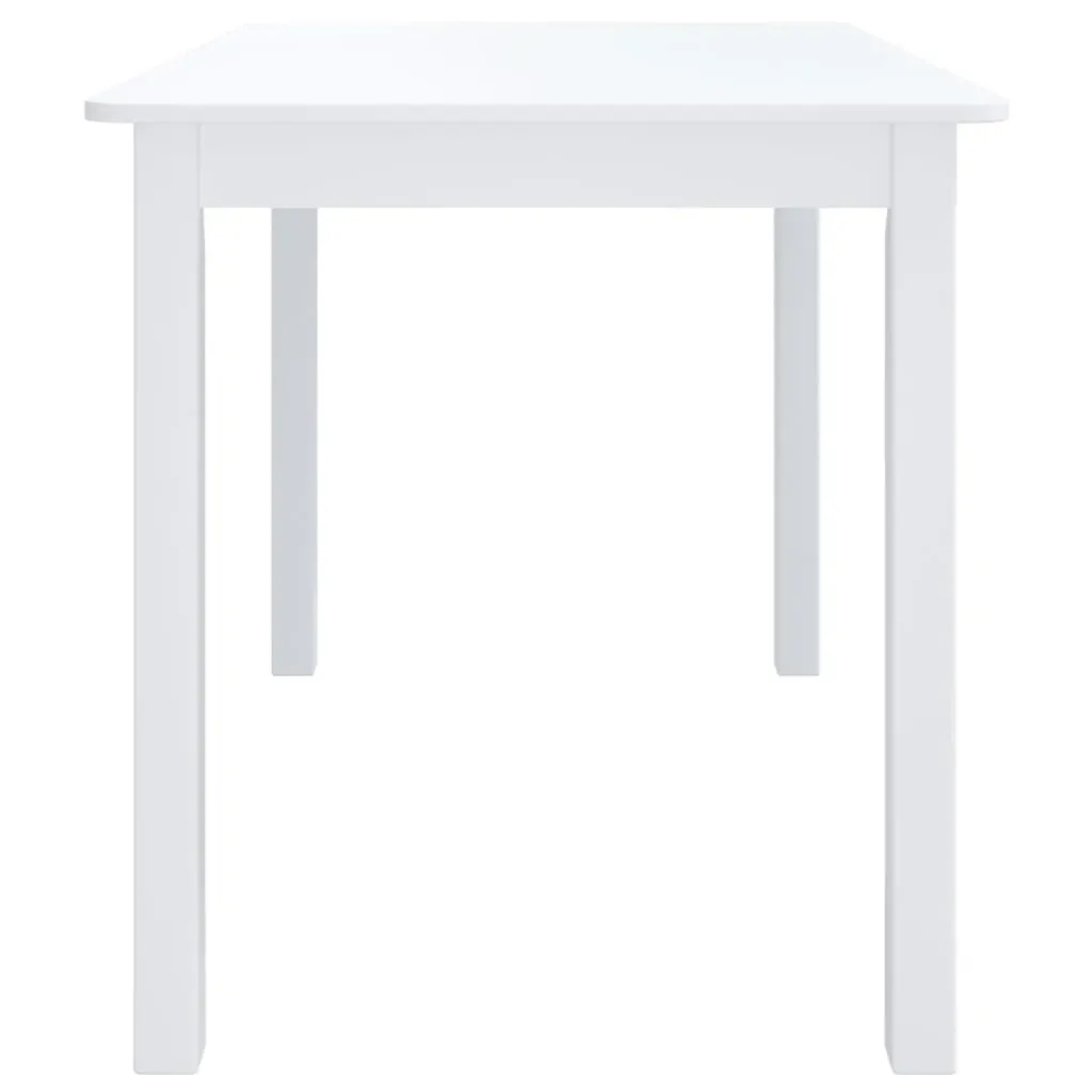 Dining Table 114x71x75 cm Solid Rubber Wood Price