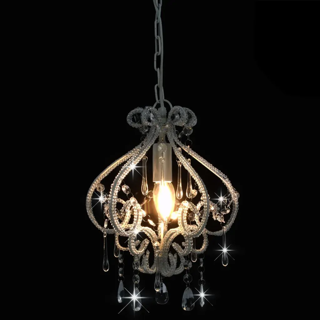 Ceiling Lamp with Beads Round E14 Price