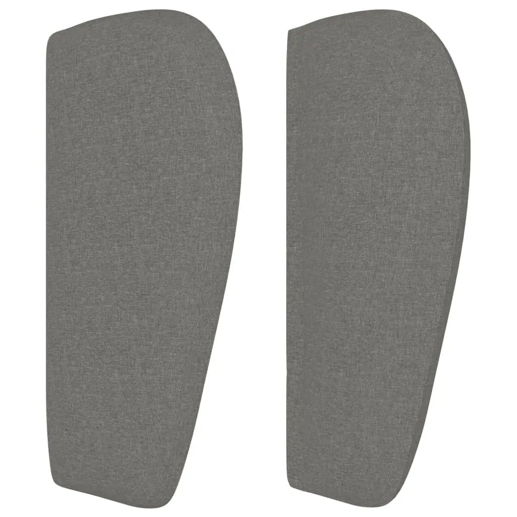 Headboard with Ears Dark Grey Fabric Price