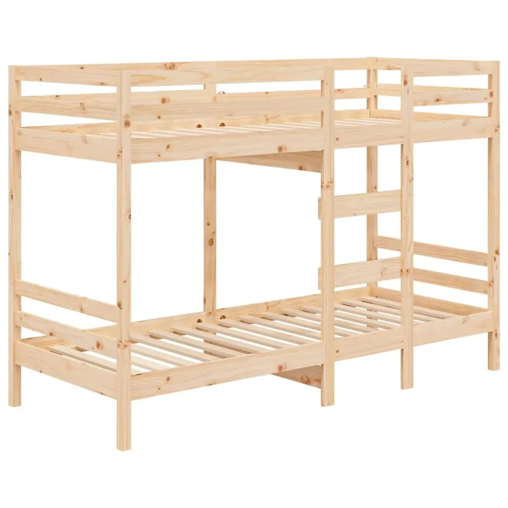 Bunk Bed 92x187 cm Solid Wood Pine Price