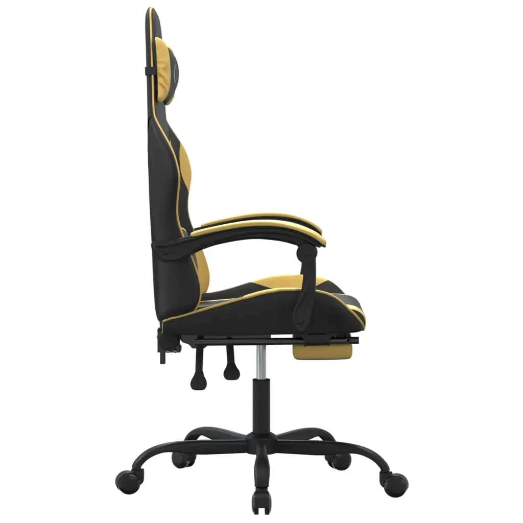 Gaming Chair with Footrest and Faux Leather Price