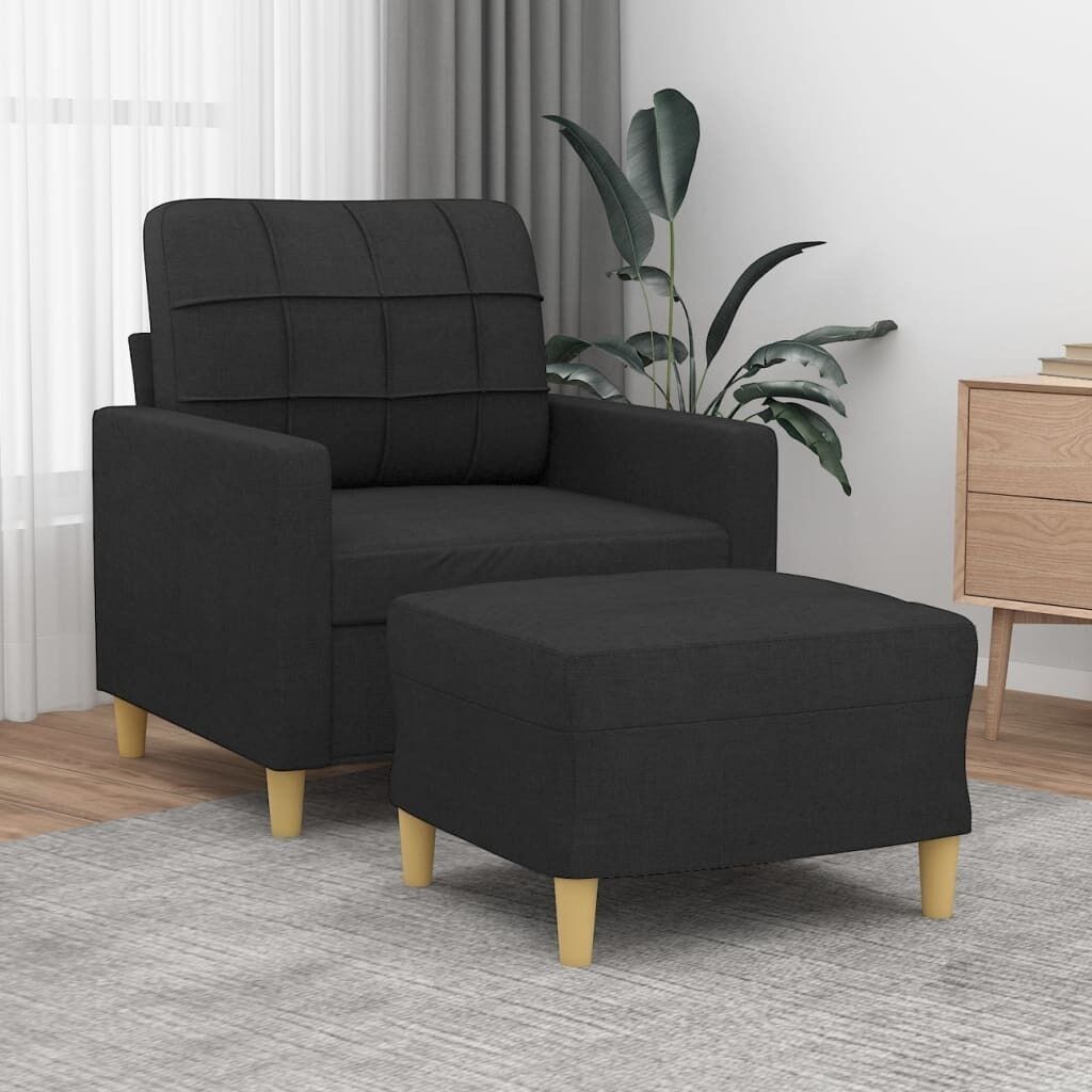 Coventry Sofa Chair with Footstool Fabric Price