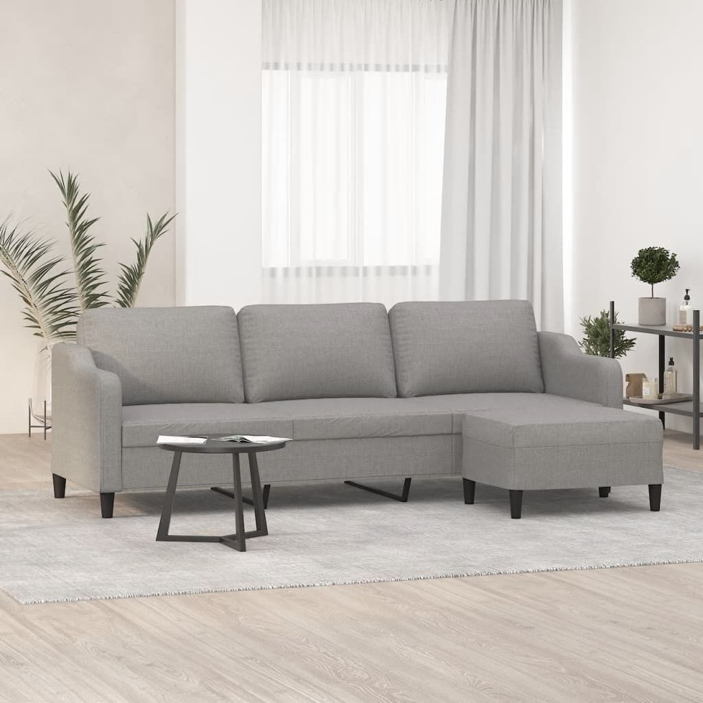 Seacombe 3-Seater Sofa with Footstool Fabric Price