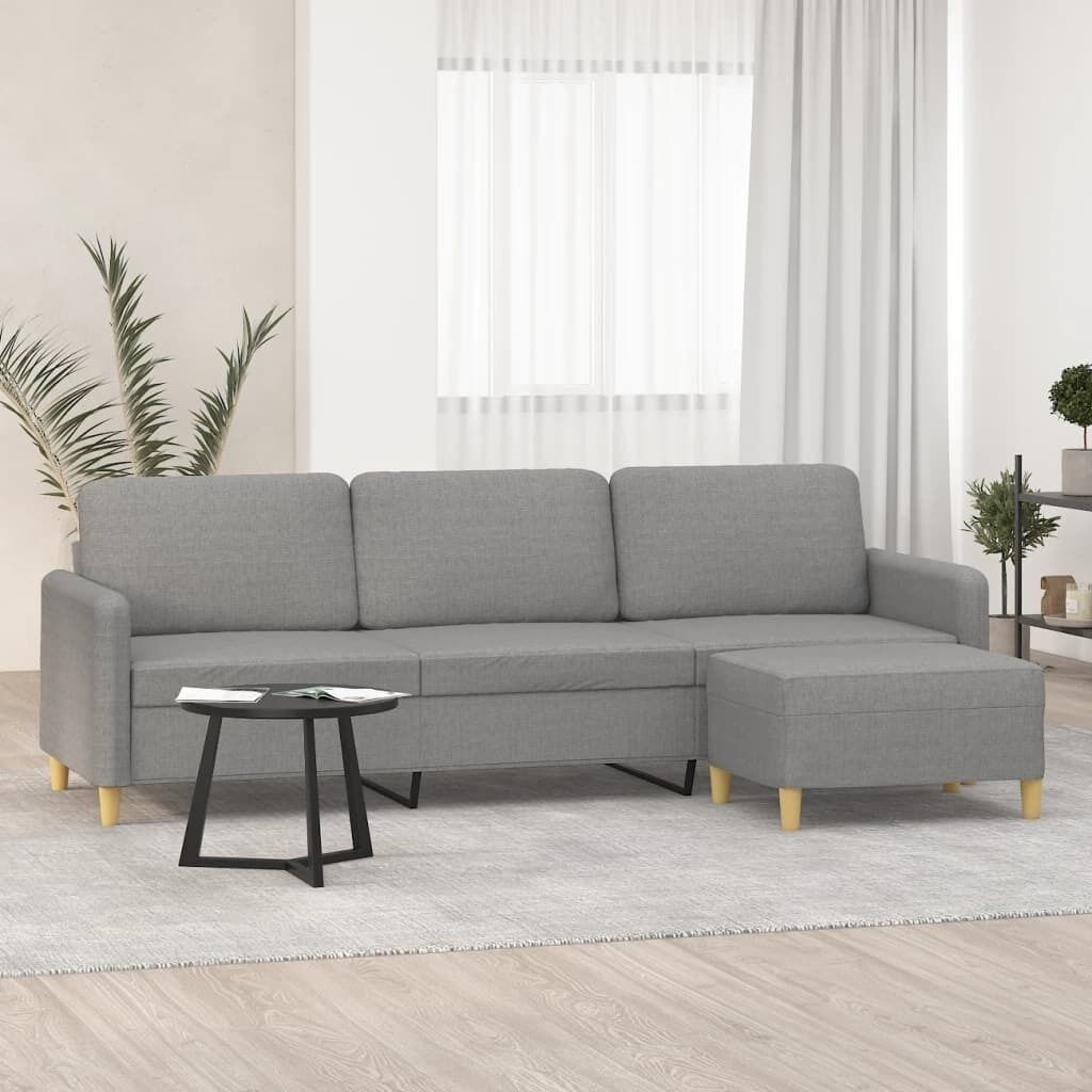 Hewitt 3-Seater Sofa with Footstool Fabric Price