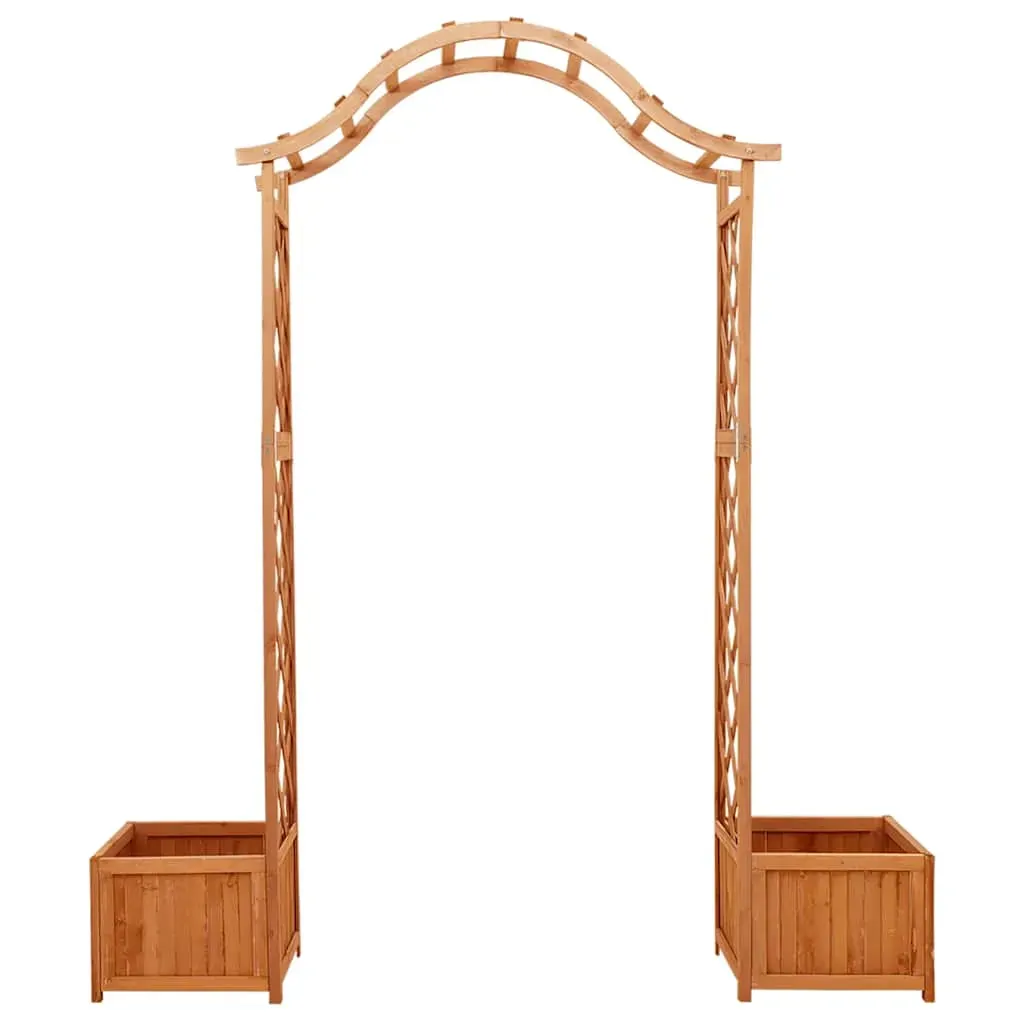 Garden Pergola with Planter Solid Firwood Price