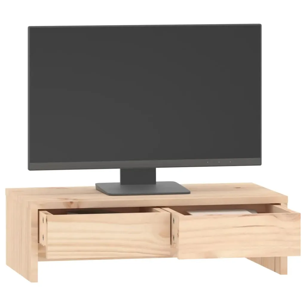 Alexander Monitor Stand Solid Wood Pine Price