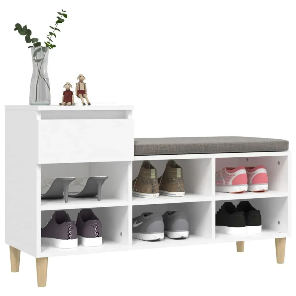 Shoe Cabinet 102x36x60 cm Engineered Wood Price