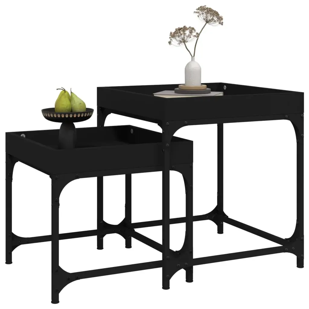 Patcham Side Tables 2 pcs Engineered Wood Price