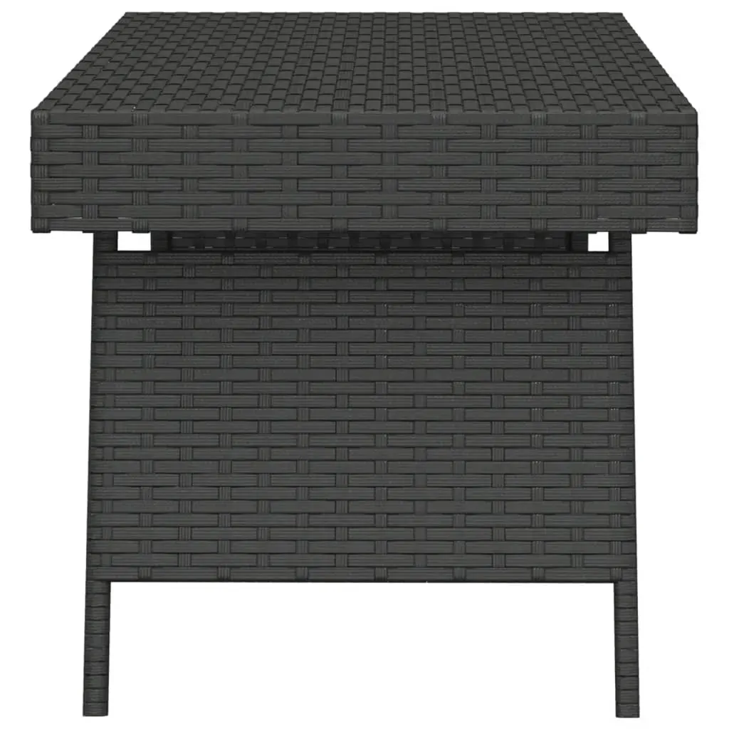 Foldable Side Table 60x40x38 cm Poly Rattan Price