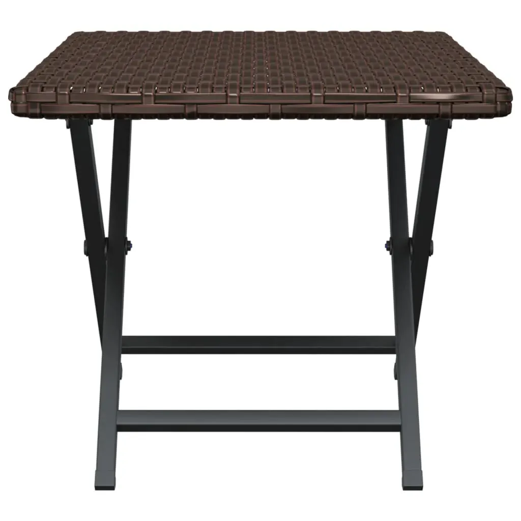 Folding Table 45x35x32 cm Poly Rattan Price