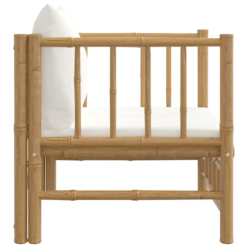 Garden Sofa with Cushions Bamboo Price