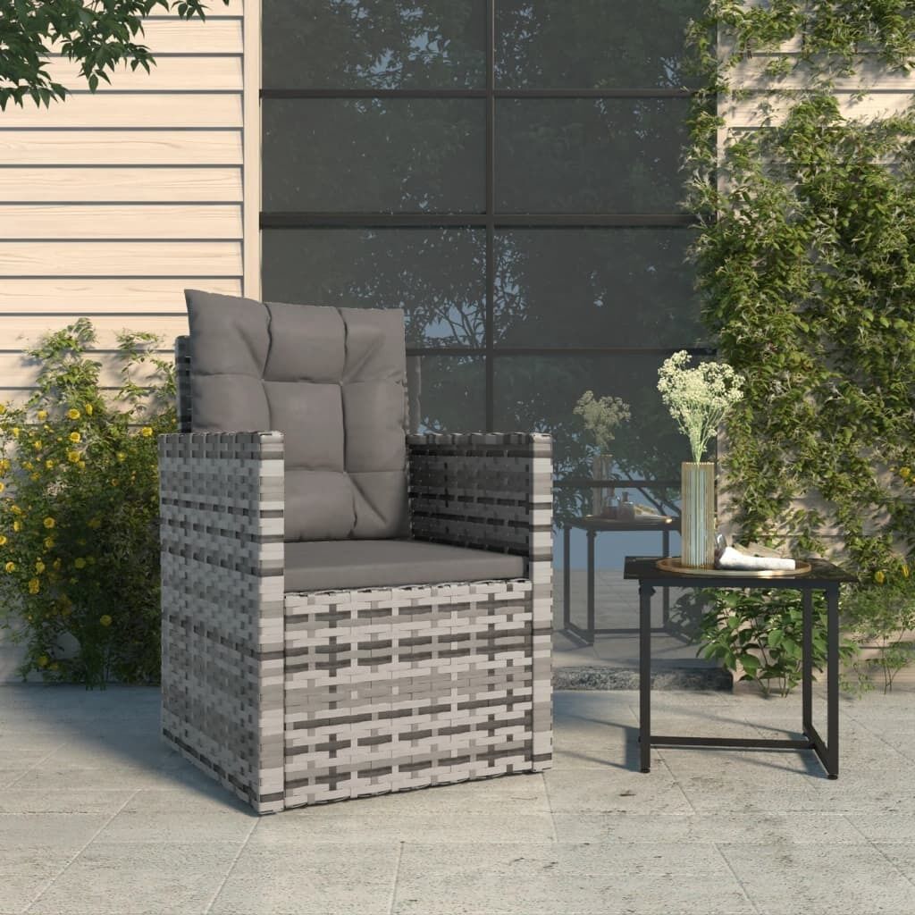Garden Armchair with Cushion Poly Rattan Price