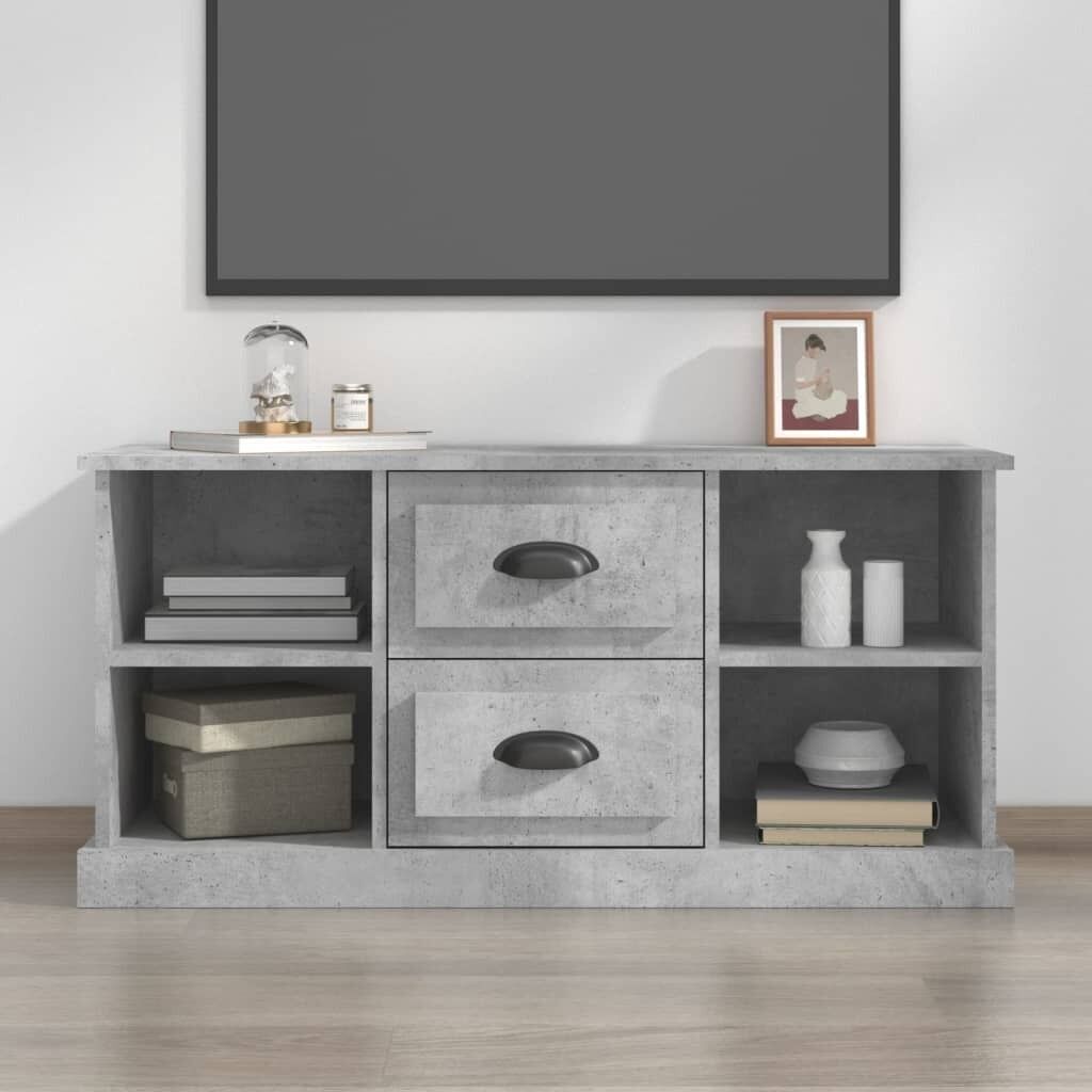 TV Cabinet White 99.5x35.5x48 cm Engineered Wood Price