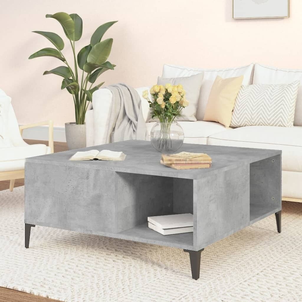 Coffee Table 80x80x36.5 cm Engineered Wood Price