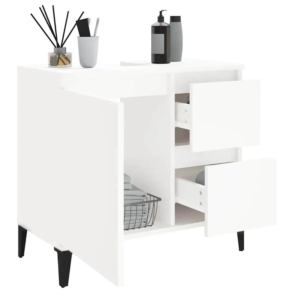 Bathroom Cabinet 65x33x60 cm Engineered Wood Price