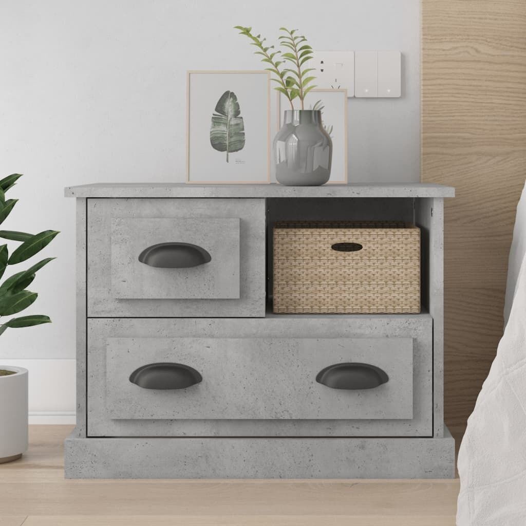 Bedside Cabinet Black 60x39x45 cm Price