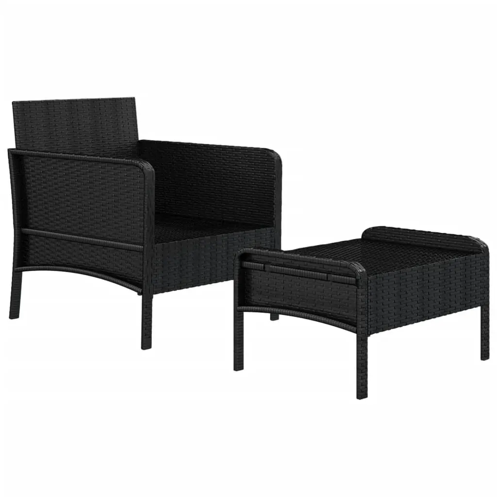 2 Piece Garden Lounge Set with Cushions Poly Rattan Price