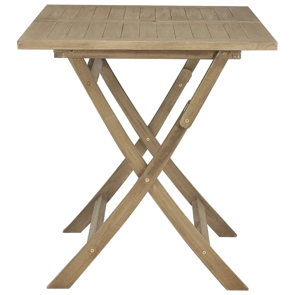 Folding Garden Table 120x70x75 cm Solid Wood Teak Price