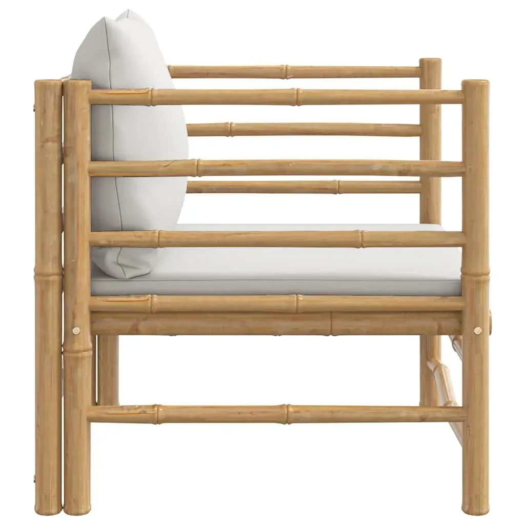 Garden Sofa with Cushions Bamboo Price