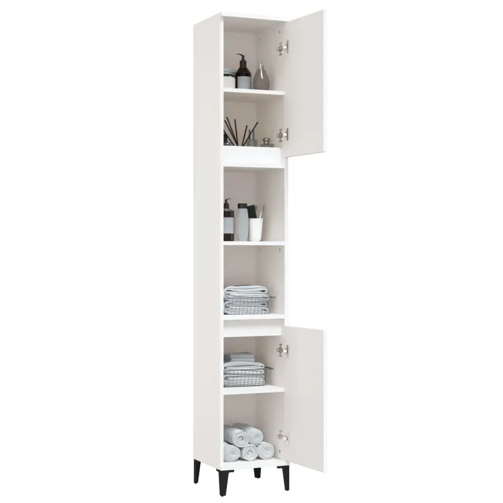 Bathroom Cabinet 30x30x190 cm Engineered Wood Price