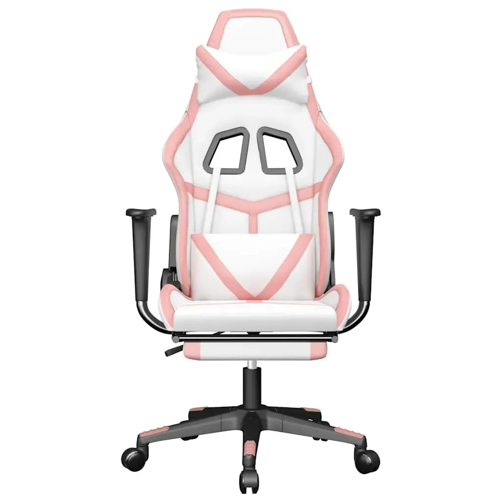 Massage Gaming Chair with Footrest Leather Price