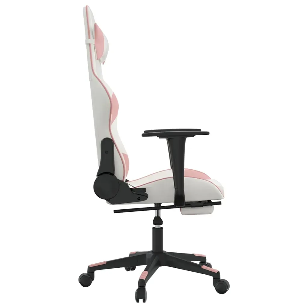 Gaming Chair with Footrest Faux Leather Price