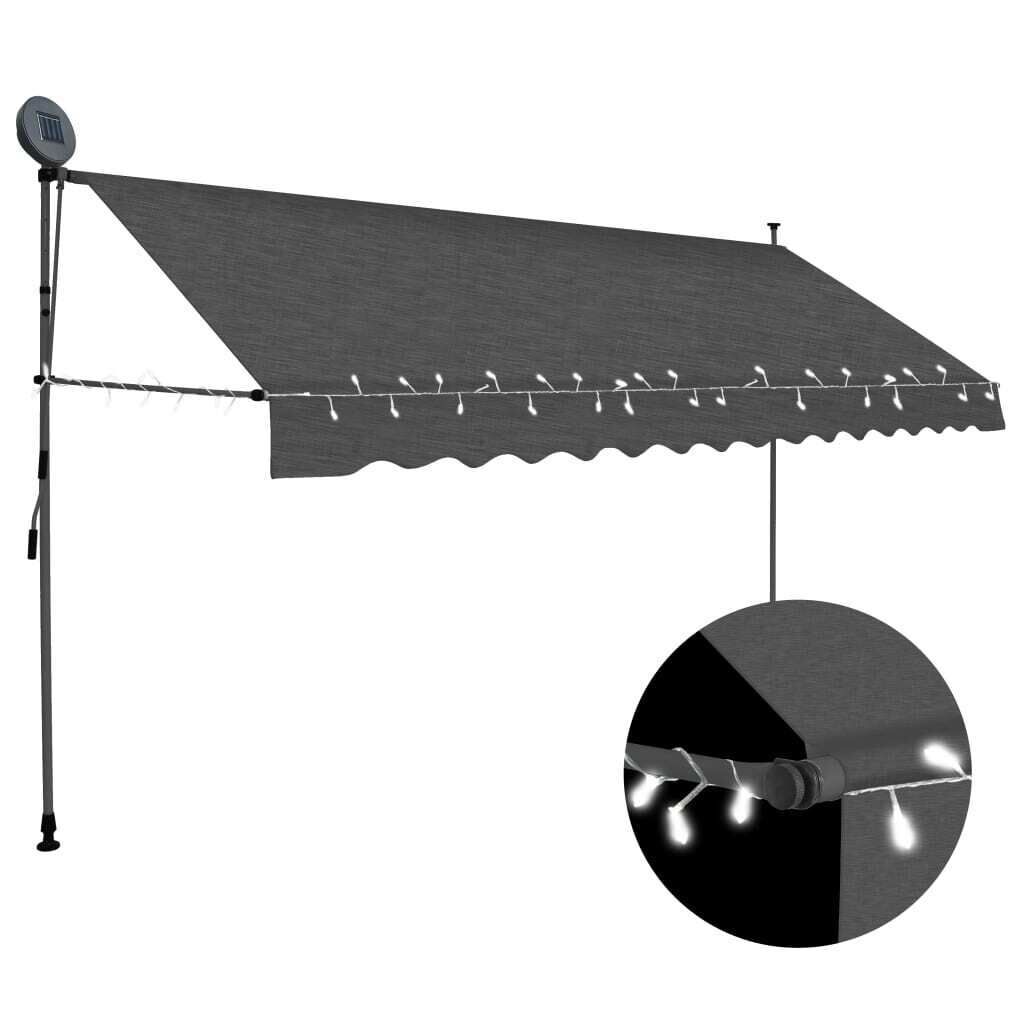 Manual Retractable Awning with LED Price