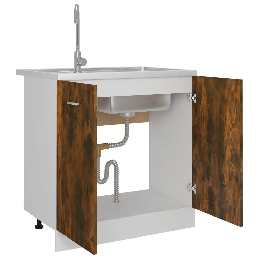 Sink Bottom Cabinet 80x46x81.5 cm Engineered Wood Price