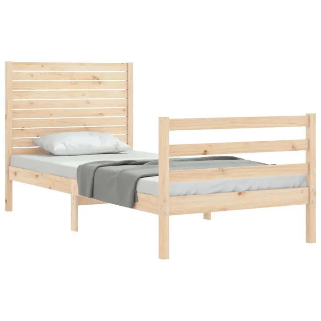 Bed Frame with Headboard Solid Wood Price