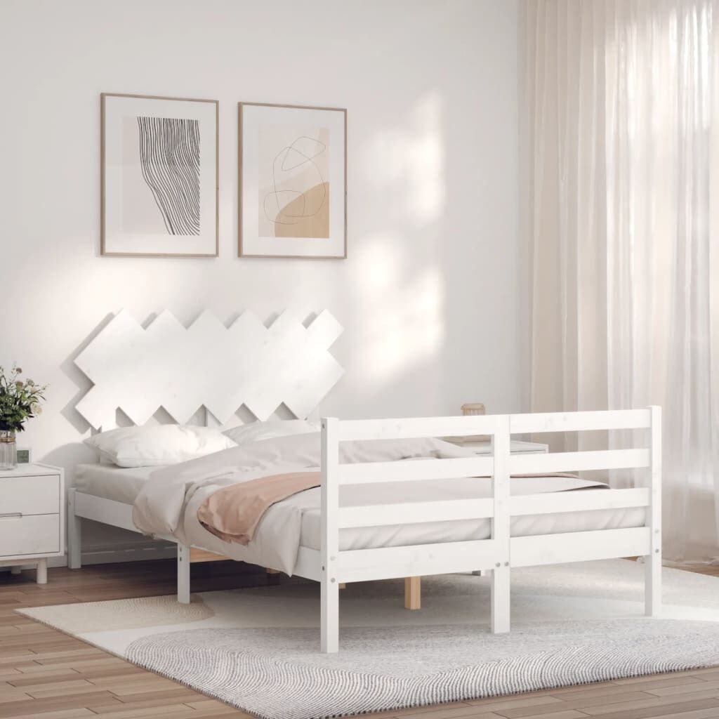 Bed Frame with Headboard Solid Wood Price