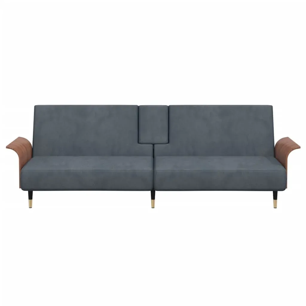 Sofa Bed with Cup Holders Velvet Price