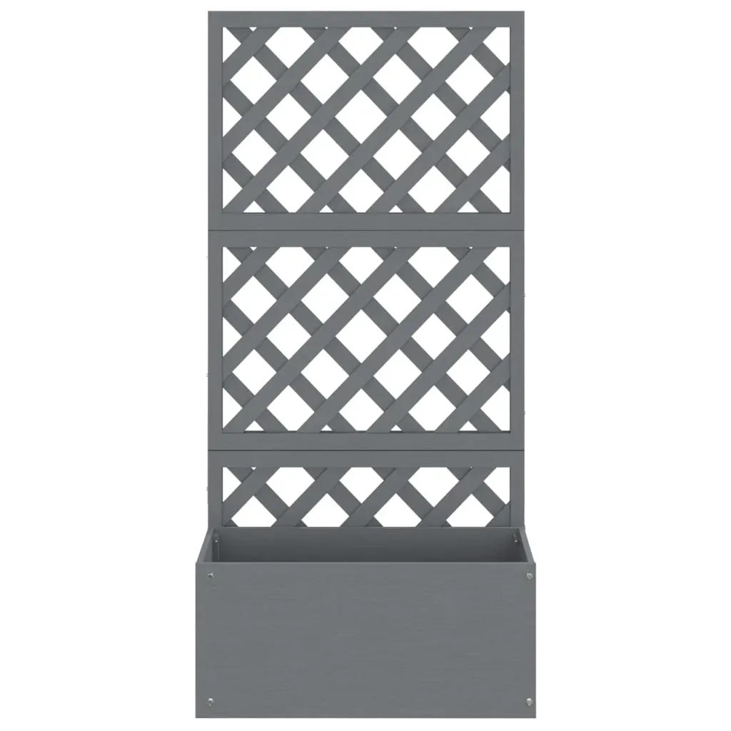 Trellis Planters Grey 65x33x135 cm WPC Price
