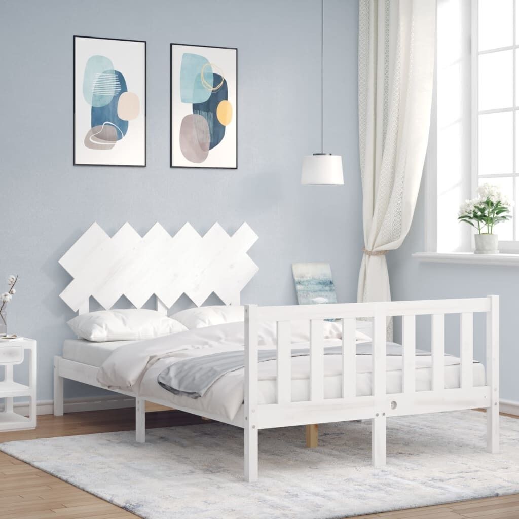 Bed Frame with Headboard Solid Wood Price