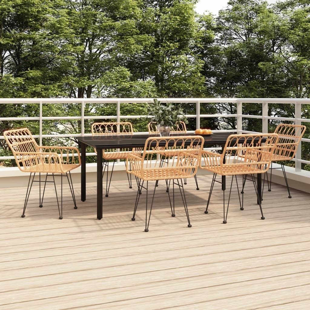 Garden Dining Set Poly Rattan Price