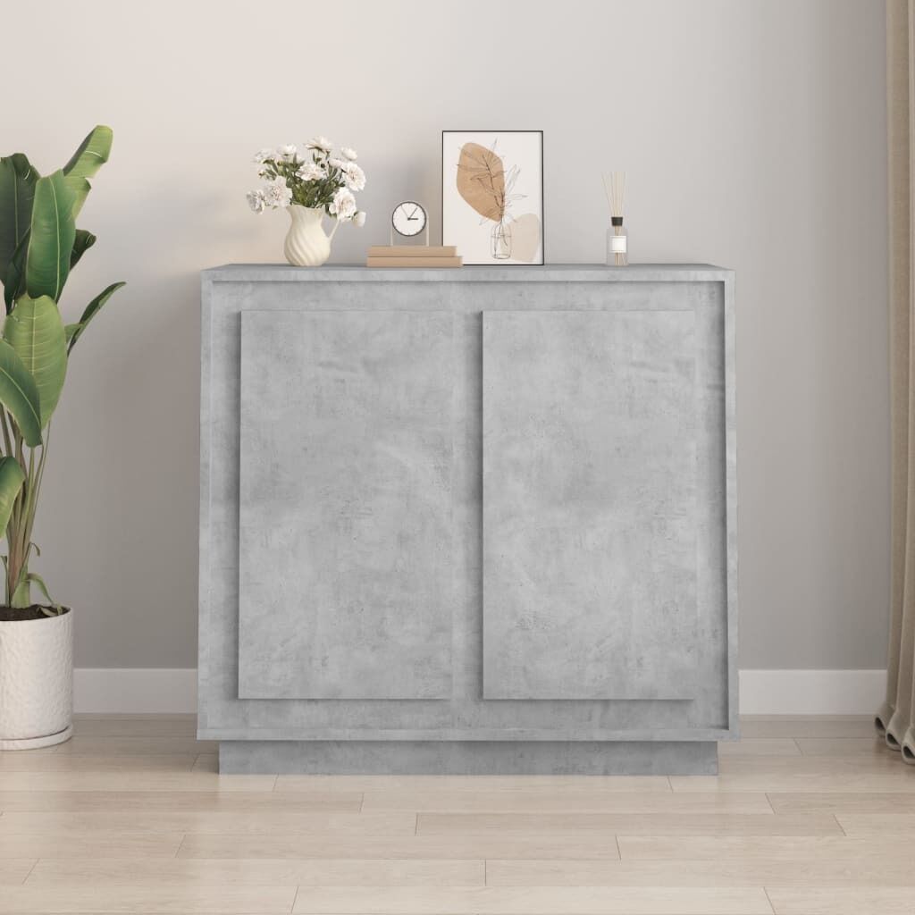 Sideboard White 80x34x75 cm Engineered Wood Price