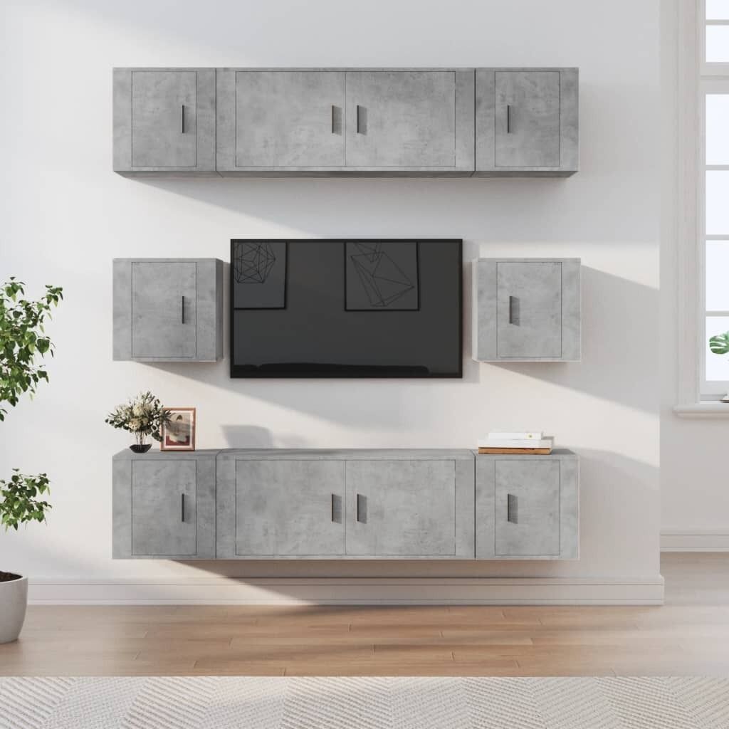 8 Piece TV Cabinet Set Engineered Wood Price