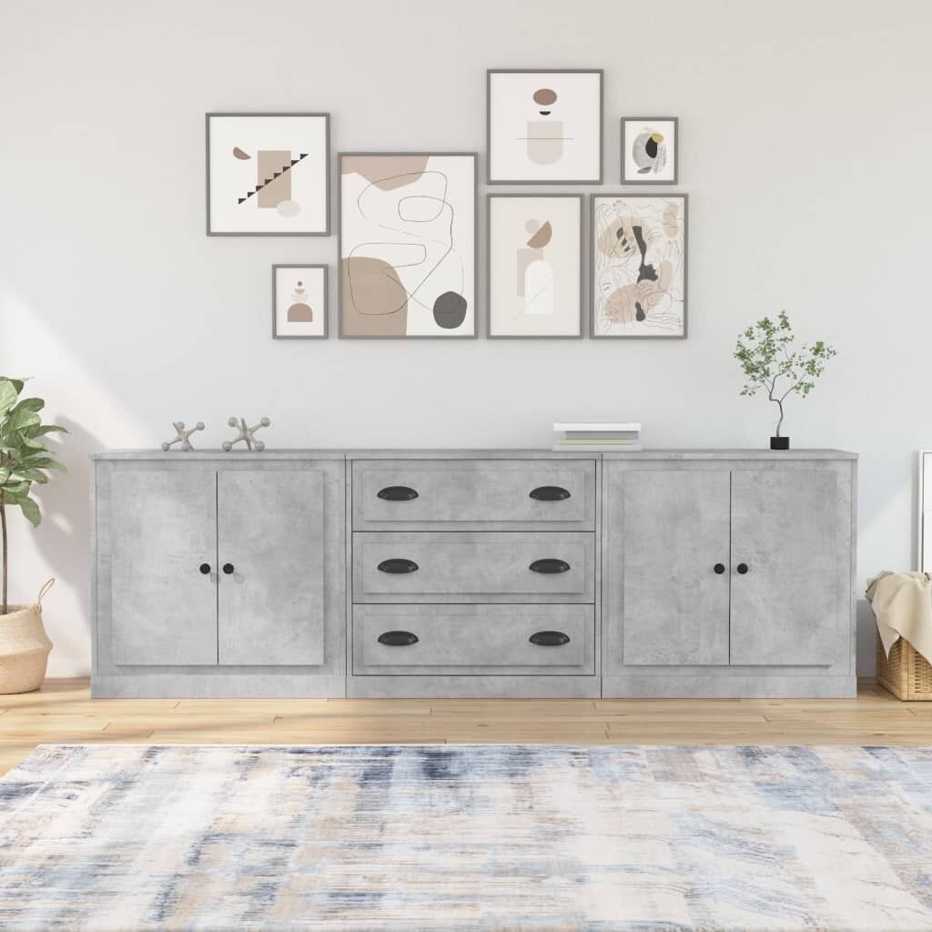 Sideboards 3 pcs Engineered Wood Price