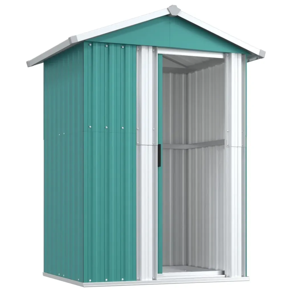 Garden Shed 126x97.5x177 cm Galvanised Steel Price