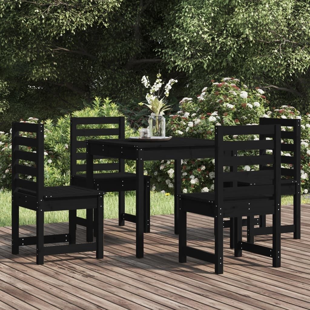 5 Piece Garden Dining Set Solid Pine Wood Price