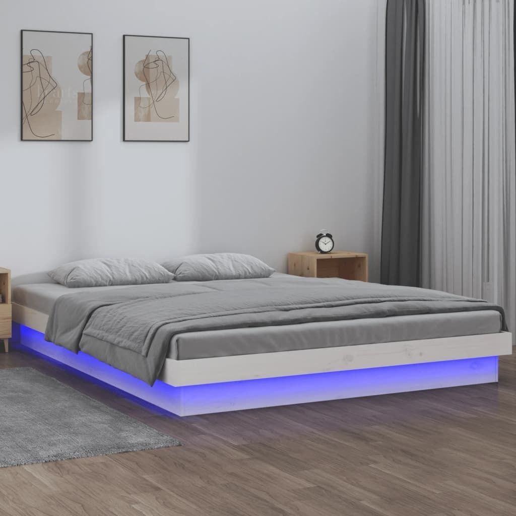 LED Bed Frame Solid Wood Price