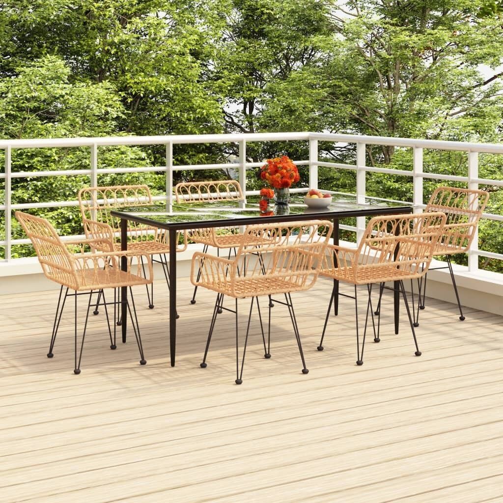 Garden Dining Set Poly Rattan Price