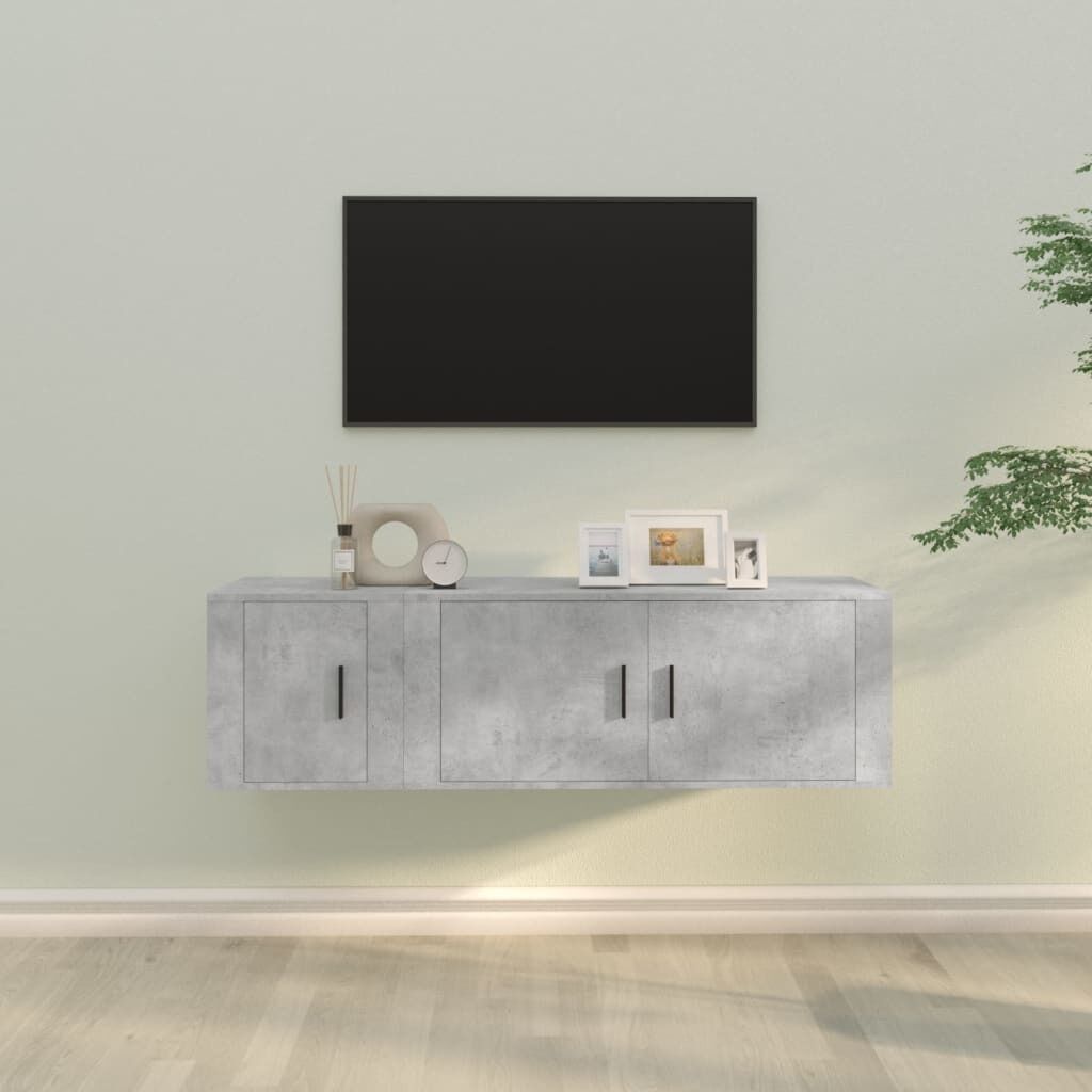 2 Piece TV Cabinet Set Engineered Wood Price