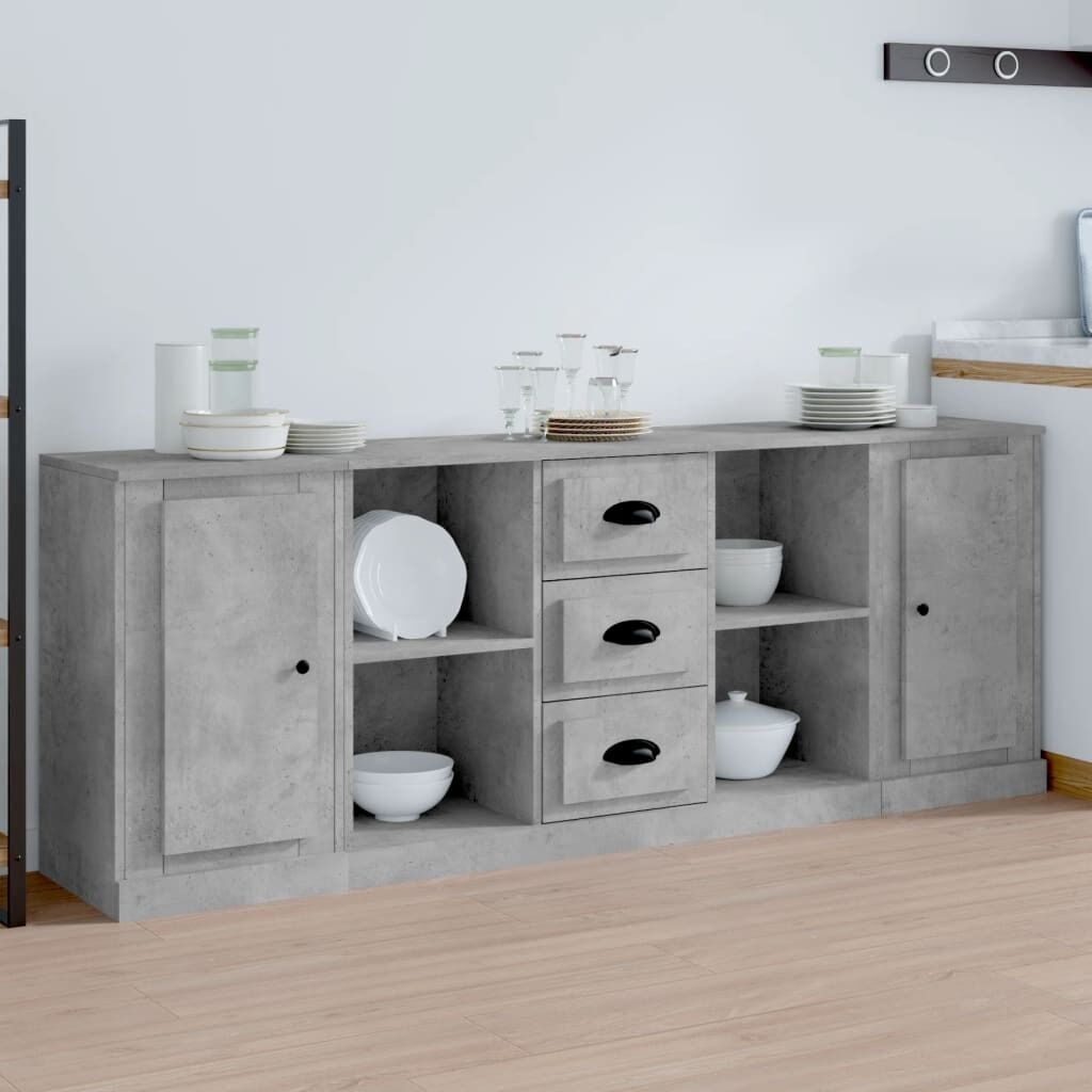 Sideboards 3 pcs Engineered Wood Price