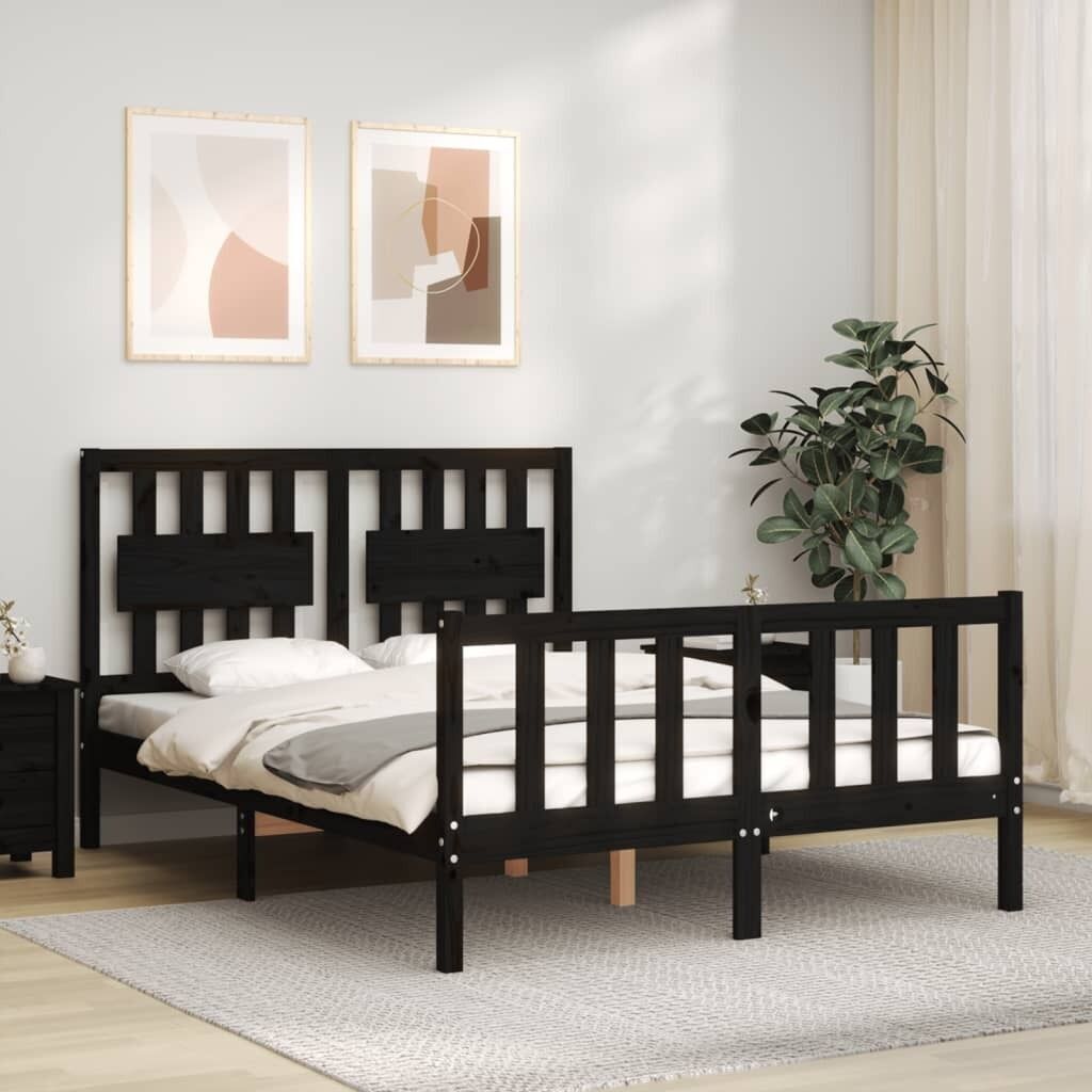 Bed Frame with Headboard Solid Wood Price