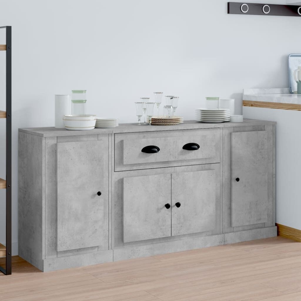 Sideboards 3 pcs Engineered Wood Price