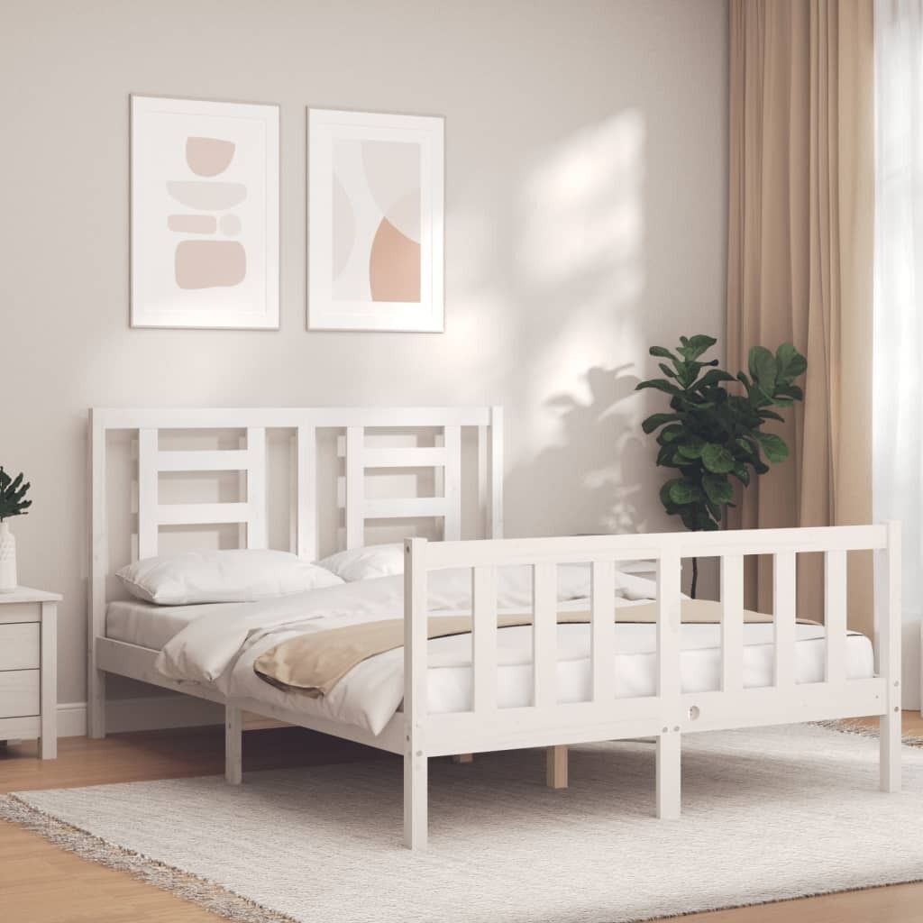 Bed Frame with Headboard Solid Wood Price