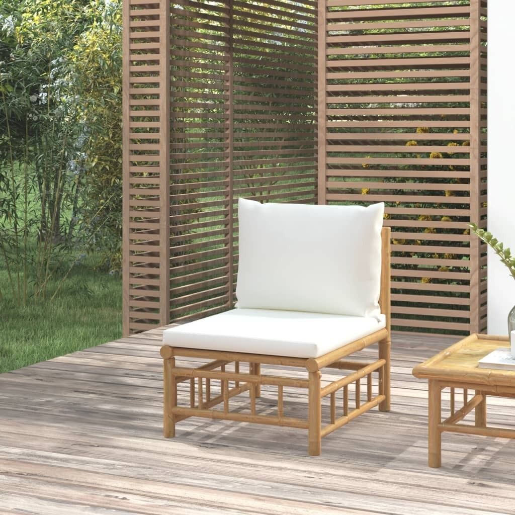 Garden Lounge Set with Cushions Bamboo Price