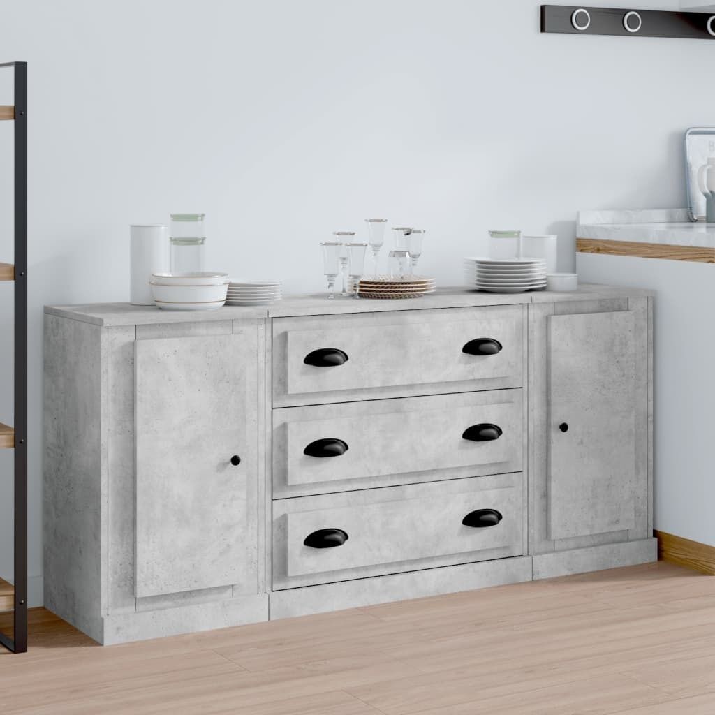 Sideboards 3 pcs Engineered Wood Price