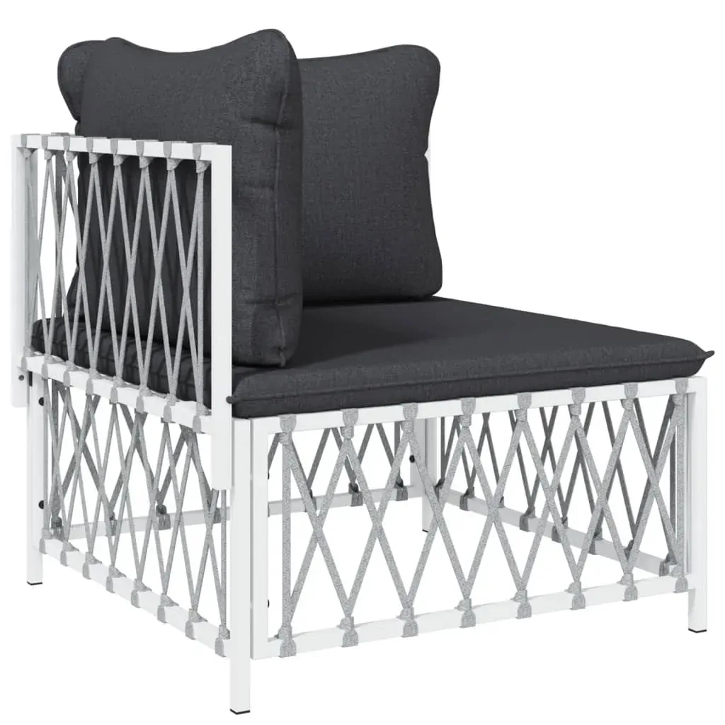 10 Piece Garden Lounge Set with Cushions Steel Price