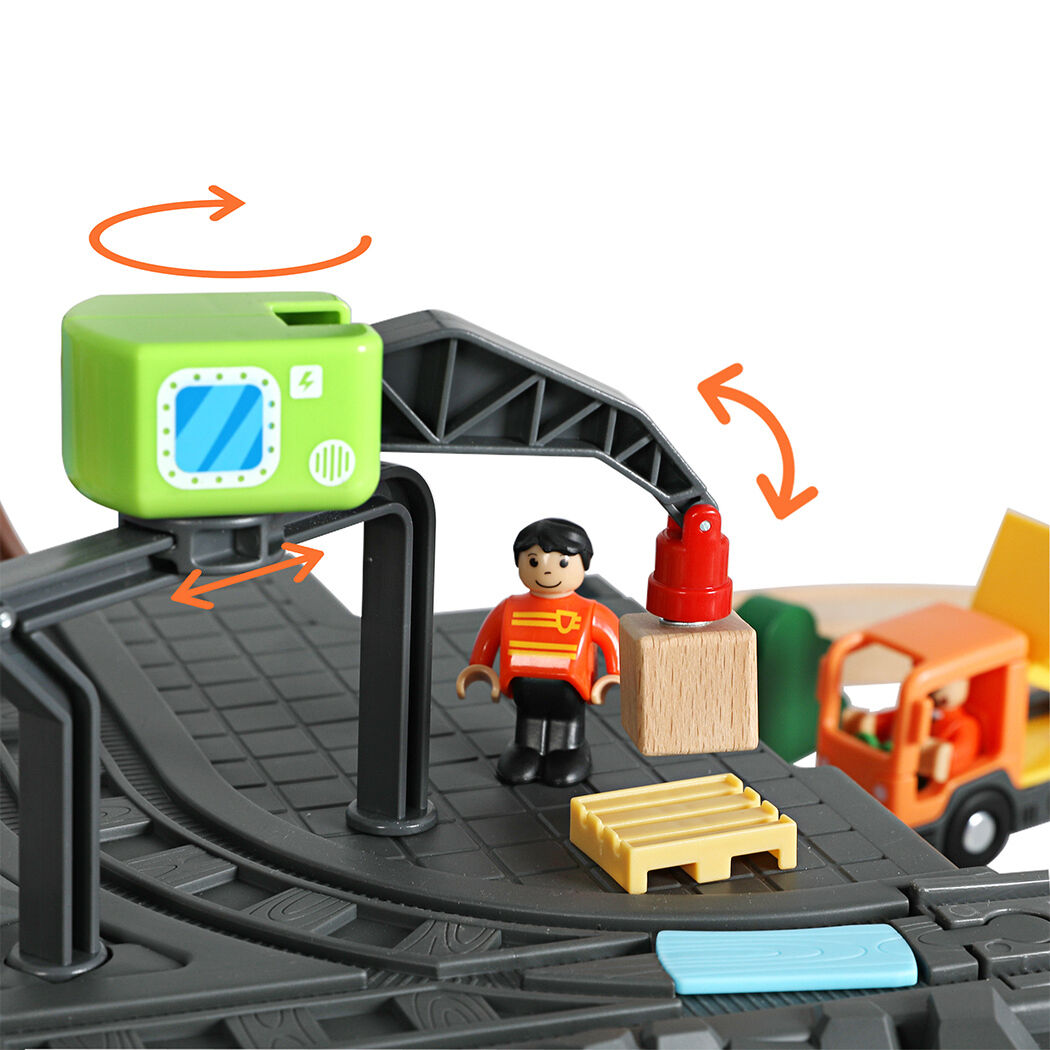 Toy Train Set Track DIY Wooden Price